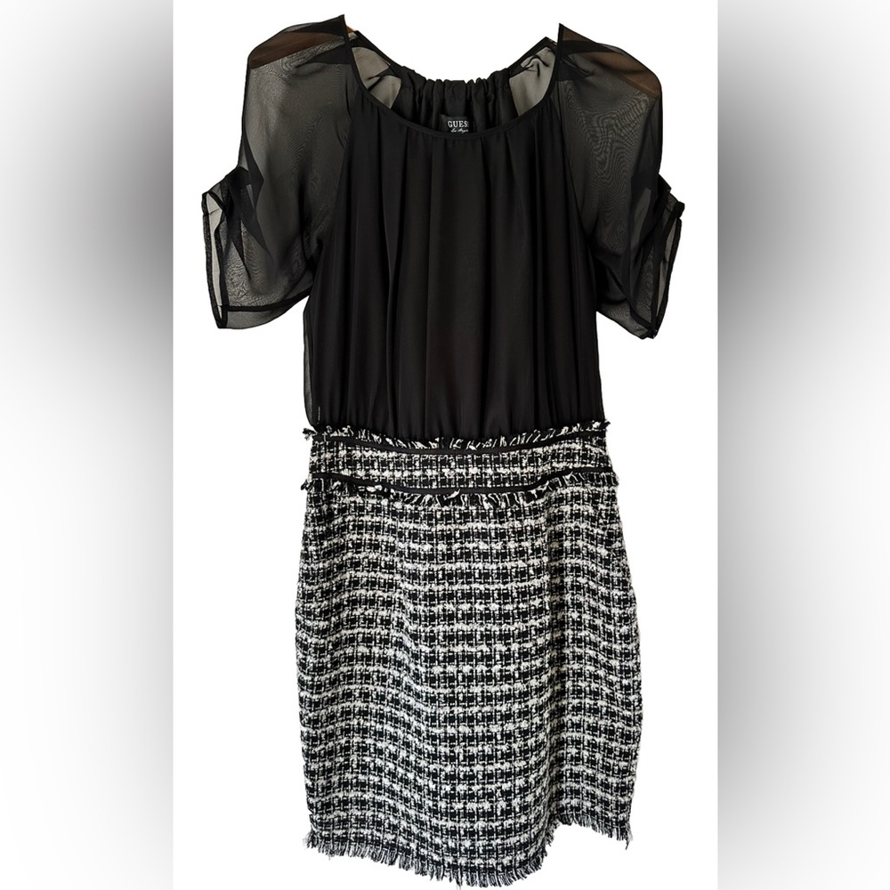 black & white Guess dress